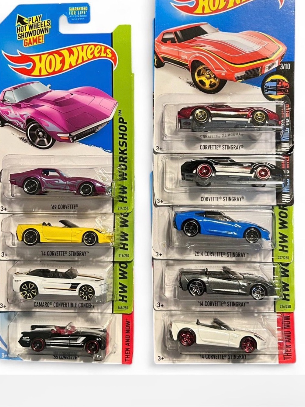 Hot Wheels Corvette Stingray 9 Cars